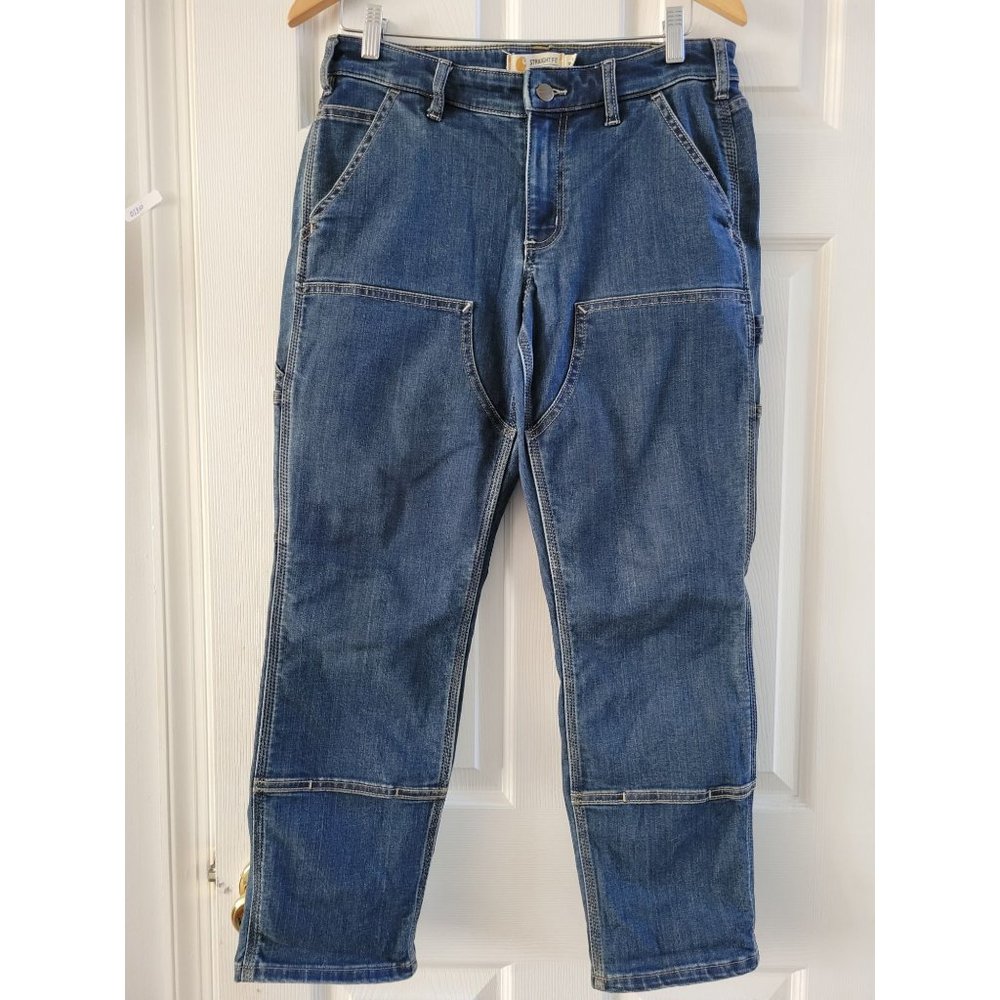 Carhartt Women's Straight Leg Jeans - Blue